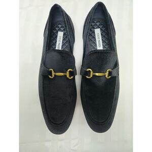Steve Madden Men's Black Velvet Loafers US Size 13